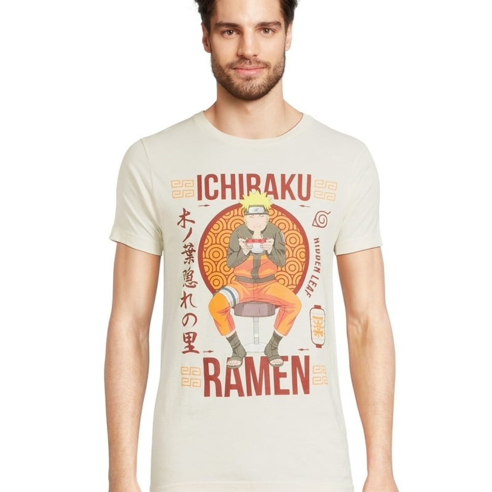 3/$10 DEAL Ichiraku Ramen Graphic Tee - Off-White